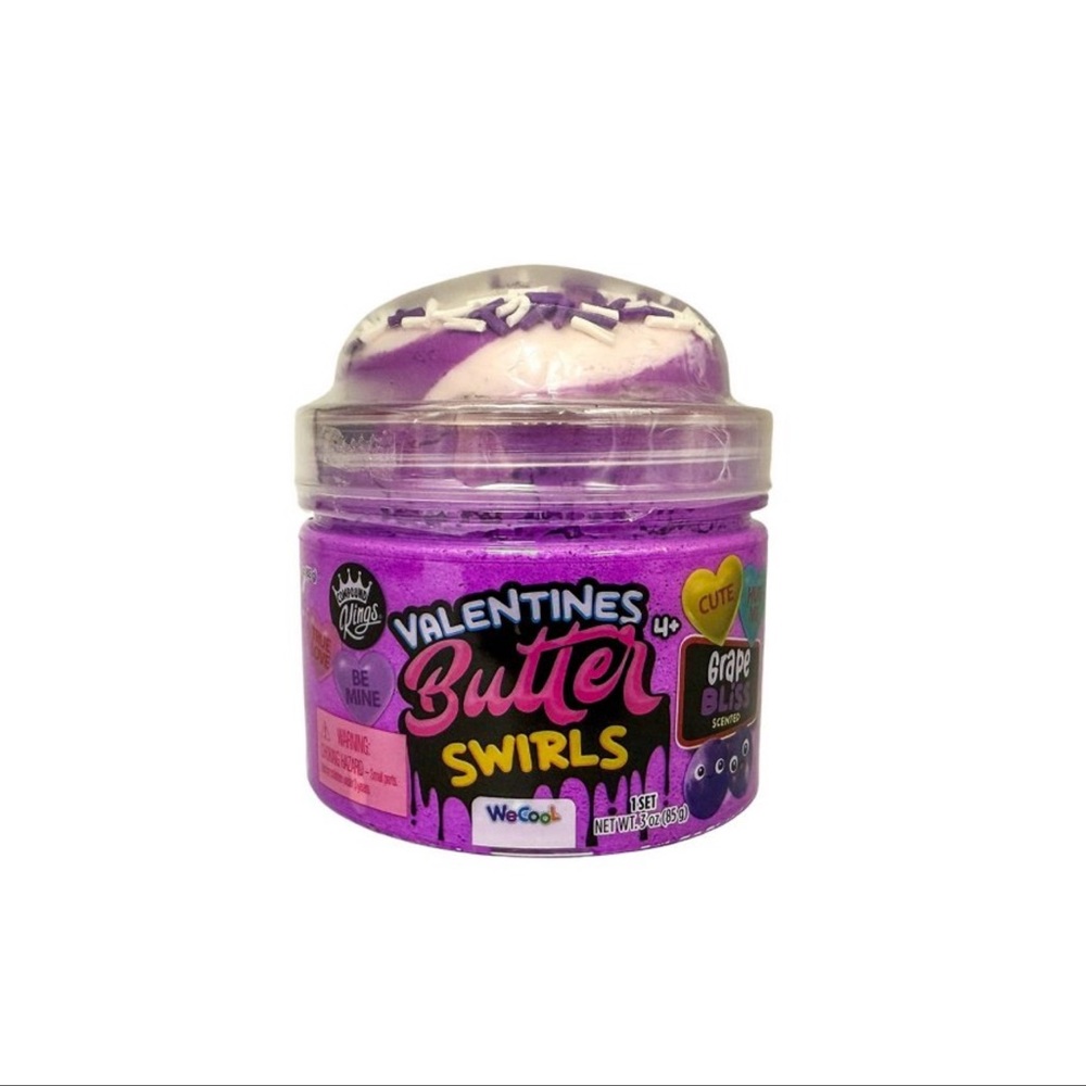 Valentine's Butter Swirls - Vibrant Purple